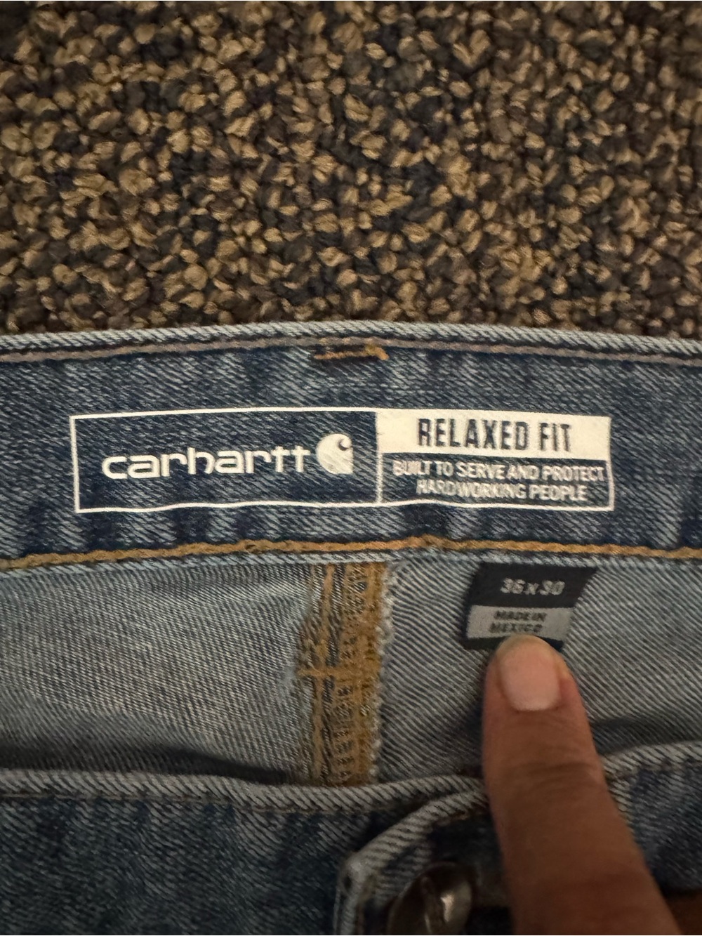 Carhartt Relaxed Fit Denim Jeans in Light Blue - Picture 3 of 8